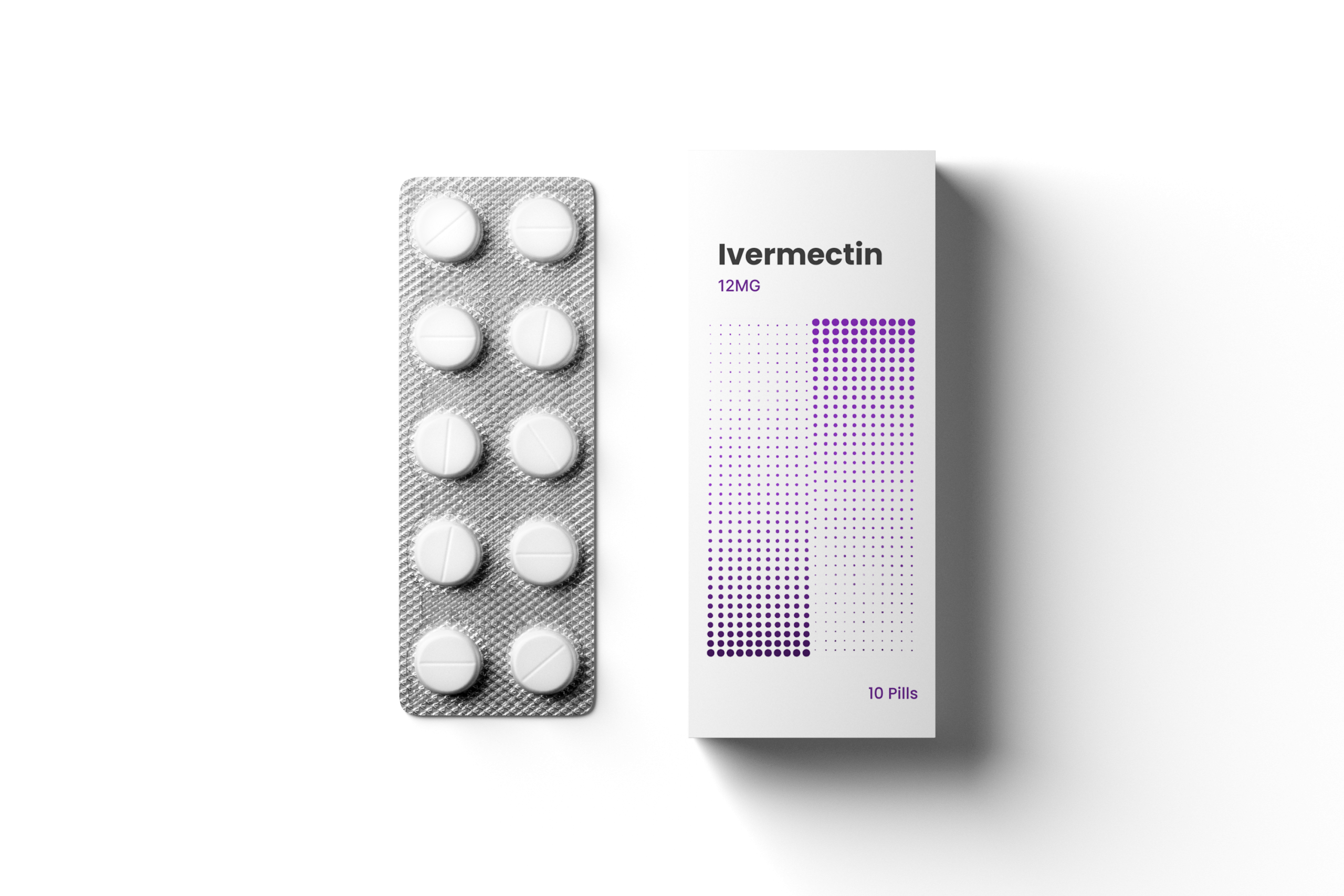 Ivermectin 12 mg pill x 10 (1 Strip)